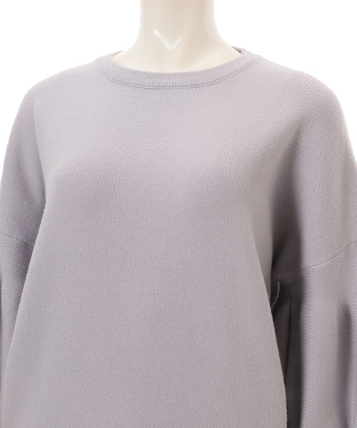 fifth（フィフス）の「ドロップショルダーボリュームスリーブニット（ニット/セーター・レディース・アイボリー/ラベンダー・MEDIUM）」の7枚目の写真