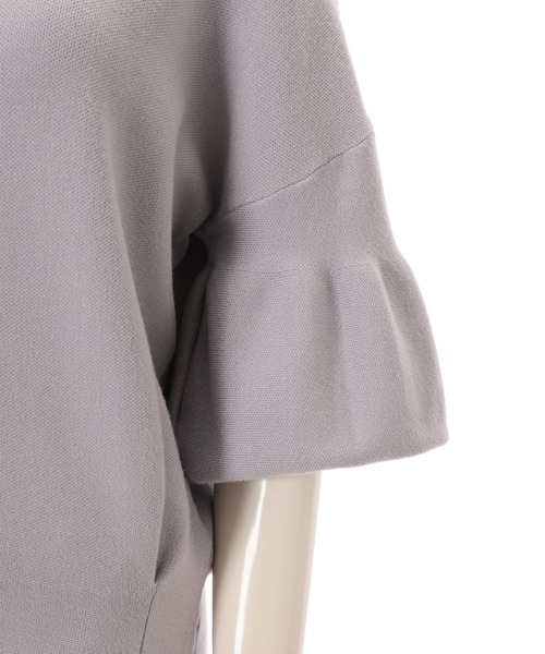 fifth（フィフス）の「ドロップショルダーボリュームスリーブニット（ニット/セーター・レディース・アイボリー/ラベンダー・MEDIUM）」の8枚目の写真