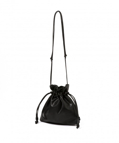 LAKOLE（ラコレ）の「巾着ショルダーバッグ / LAKOLE（ショルダーバッグ・メンズ・ブルー/ベージュ/ブラック/ブラウン・FREE）」の6枚目の写真