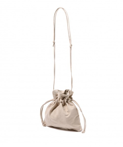 LAKOLE（ラコレ）の「巾着ショルダーバッグ / LAKOLE（ショルダーバッグ・メンズ・ブルー/ベージュ/ブラック/ブラウン・FREE）」の7枚目の写真