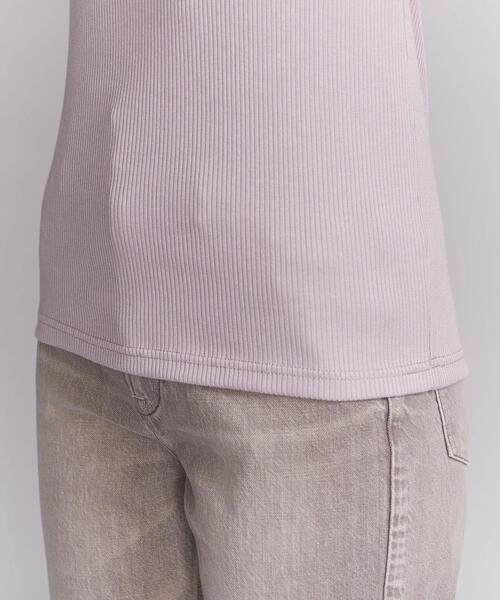 BEAUTY&YOUTH UNITED ARROWS（ビューティーアンドユースユナイテッドアローズ）の「BY リブスクエアネック7分袖カットソー（Tシャツ/カットソー・レディース・ライラック/オフホワイト/モカ・FREE）」の16枚目の写真