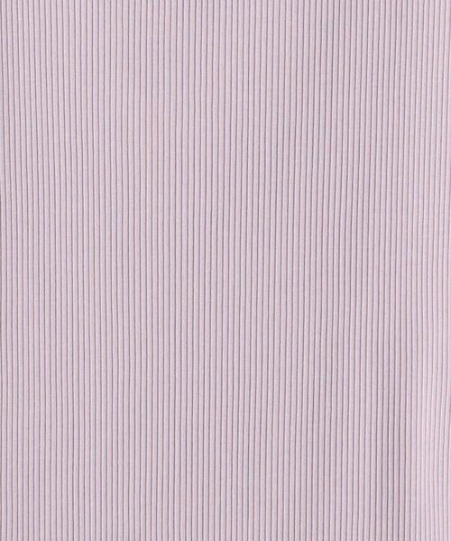 BEAUTY&YOUTH UNITED ARROWS（ビューティーアンドユースユナイテッドアローズ）の「BY リブスクエアネック7分袖カットソー（Tシャツ/カットソー・レディース・ライラック/オフホワイト/モカ・FREE）」の9枚目の写真