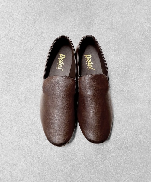 Dedes(デデス)の「DEDES バブーシュ ローヒールスリッポン(スリッポン・メンズ・ワインレッド/ベージュ/カーキ/ブラック/ブラウン/ネイビー/ホワイト/キャメル/ダークブラウン・42/44/40/43/41)」の3枚目の写真