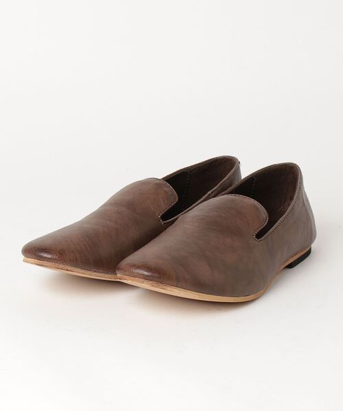 Dedes(デデス)の「DEDES バブーシュ ローヒールスリッポン(スリッポン・メンズ・ワインレッド/ベージュ/カーキ/ブラック/ブラウン/ネイビー/ホワイト/キャメル/ダークブラウン・42/44/40/43/41)」の4枚目の写真