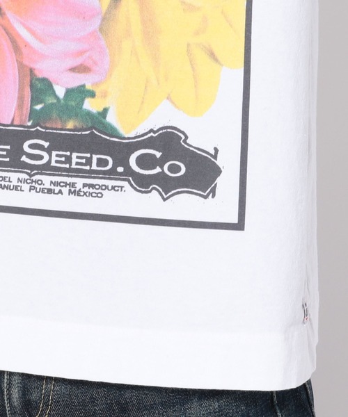 niche.（ニッチ）の「niche.(ニッチ) Flower seeds Tシャツ DAHLIA（Tシャツ/カットソー）」 WEAR