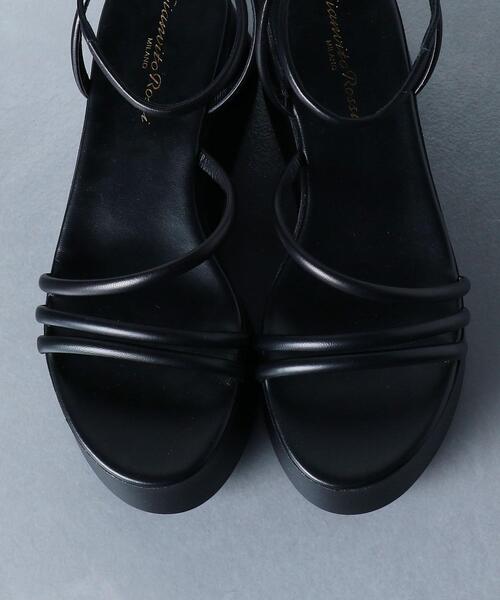 Gianvito Rossi(ジャンヴィトロッシ)の「<Gianvito Rossi(ジャンヴィト ロッシ)>NAP プラットフォーム サンダル ■■■(サンダル・レディース・ブラック・37/37h/35/36h/36/38)」の6枚目の写真