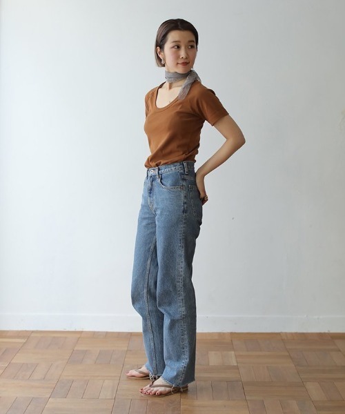 TODAYFUL（トゥデイフル）の「CINDY'sデニム（デニムパンツ・レディース・ブルー系その他・24inch/25inch/26inch/23inch）」の10枚目の写真
