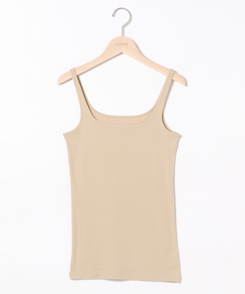 bijorie（ビジュリィ）の「オーガニックコットン／タンクトップ（その他アンダーウェア/インナー・レディース・ブラウン/ブラック/ブルー・L/M）」の8枚目の写真