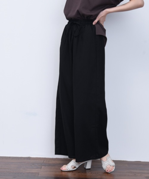 ap retro（アプレトロ）の「イージーロングワイドパンツ【ZOZOTOWN限定商品】（その他パンツ・レディース・ブラック/ブラウン/カーキ/アイボリー/グレイッシュベージュ・FREE）」の13枚目の写真