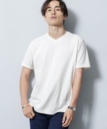 メンズのtシャツ カットソー ベージュ系 Vネック ファッション通販 Zozotown