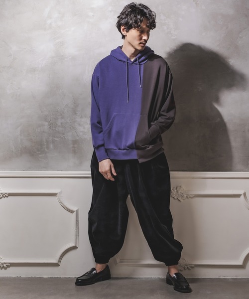 CAMBIO(カンビオ)の「mp8301-Balloon Velor Easy Pants バルーンパンツ(その他パンツ・メンズ・ダークグリーン/ブラック/キャメル・S/M/L)」の9枚目の写真