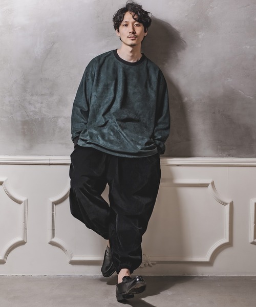 CAMBIO(カンビオ)の「mp8301-Balloon Velor Easy Pants バルーンパンツ(その他パンツ・メンズ・ダークグリーン/ブラック/キャメル・S/M/L)」の11枚目の写真