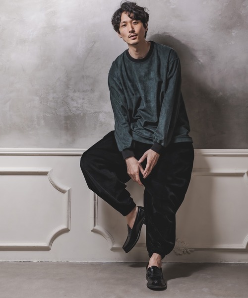 CAMBIO(カンビオ)の「mp8301-Balloon Velor Easy Pants バルーンパンツ(その他パンツ・メンズ・ダークグリーン/ブラック/キャメル・S/M/L)」の12枚目の写真