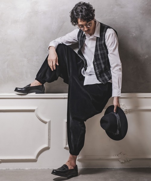 CAMBIO(カンビオ)の「mp8301-Balloon Velor Easy Pants バルーンパンツ(その他パンツ・メンズ・ダークグリーン/ブラック/キャメル・S/M/L)」の13枚目の写真