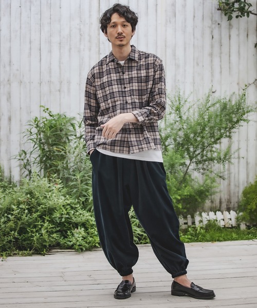 CAMBIO(カンビオ)の「mp8301-Balloon Velor Easy Pants バルーンパンツ(その他パンツ・メンズ・ダークグリーン/ブラック/キャメル・S/M/L)」の22枚目の写真