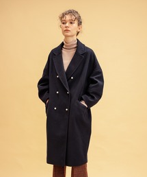 natural couture | パール釦エッグコート(チェスターコート)