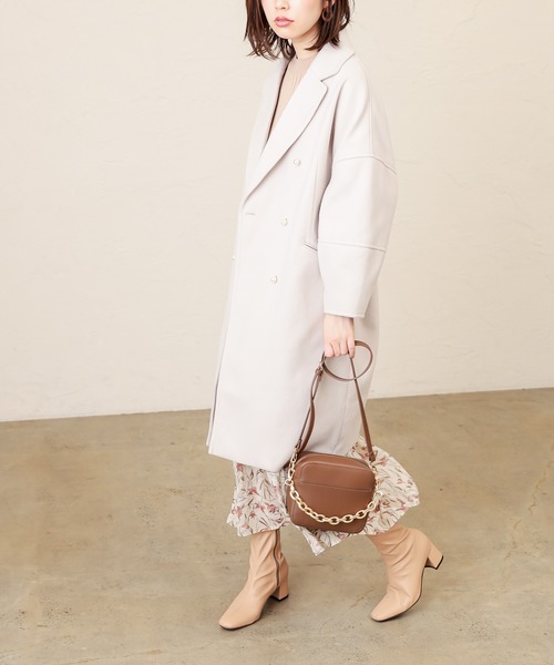 natural couture（ナチュラルクチュール）の「パール釦エッグコート