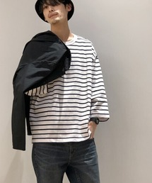 GAP | ジャカード五分袖Tシャツ(Tシャツ/カットソー)