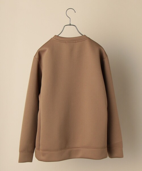 SHIPS（シップス）の「SC:MADE IN JAPANバルキー ポンチ クルーネック プルオーバー (チェック)（スウェット・メンズ・キャメル/ダークグレー・LARGE/SMALL/MEDIUM/X-LARGE）」の8枚目の写真