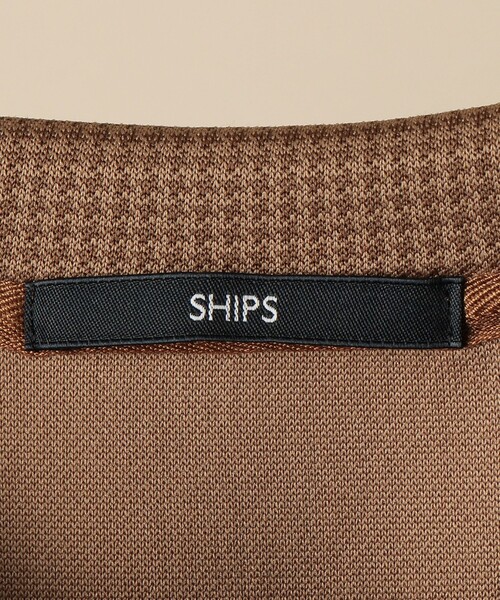 SHIPS（シップス）の「SC:MADE IN JAPANバルキー ポンチ クルーネック プルオーバー (チェック)（スウェット・メンズ・キャメル/ダークグレー・LARGE/SMALL/MEDIUM/X-LARGE）」の12枚目の写真