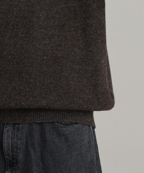 Steven Alan（スティーブンアラン）の「＜Steven Alan＞ HAMILTON TURTLE NECK KNIT-LOOSE/ニット（ニット/セーター・メンズ・ダークグリーン/ベージュ・L/M/S/XL）」の9枚目の写真
