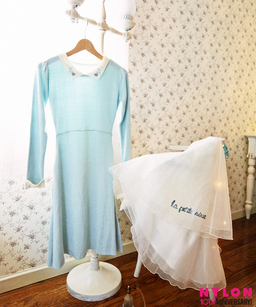 WEGO（ウィゴー）の「WEGO/AMOコラボスカート（スカート・レディース・オフホワイト/ライトパープル・FREE）」の9枚目の写真