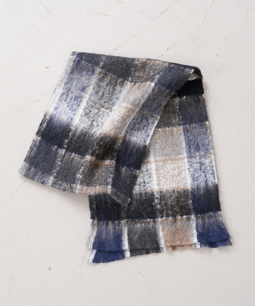 Web限定 Guillaumondチェックマフラー ストール ショール Collex コレックス のファッション通販 Zozotown