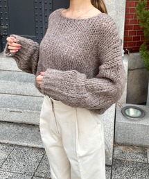 LE MORE | モヘアタッチニット(ニット/セーター)