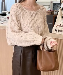 LE MORE | モヘアタッチニット(ニット/セーター)