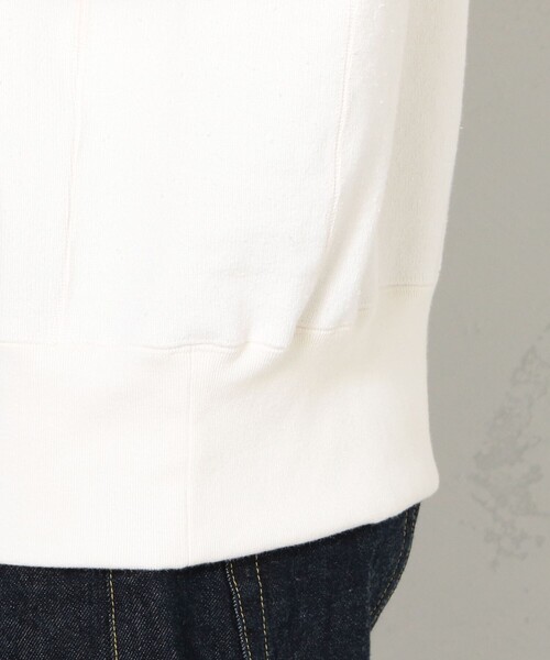 EDITION（エディション）の「COTTON NEP JERSEY カンガルーパーカー（パーカー・メンズ・ホワイト/ピンク・S/M）」の11枚目の写真