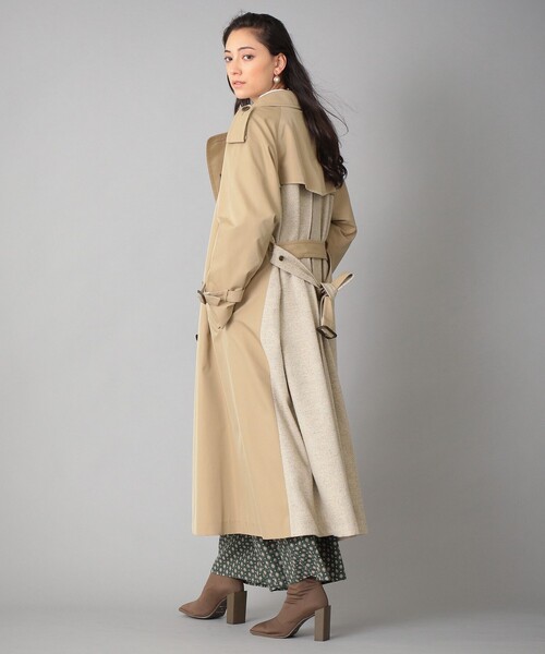 SANYOCOAT（サンヨーコート）の「ツイードコンビ トレンチコート
