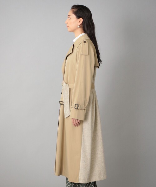 SANYOCOAT（サンヨーコート）の「ツイードコンビ トレンチコート