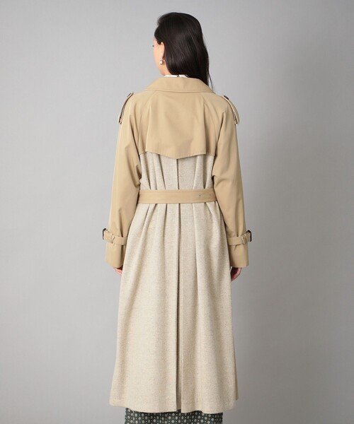 SANYOCOAT（サンヨーコート）の「ツイードコンビ トレンチコート