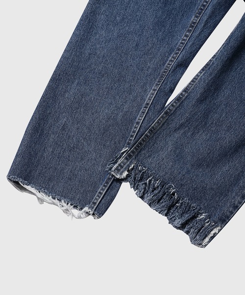 MAISON EUREKA(メゾンエウレカ)の「VINTAGE REWORK BIGGY PANTS- Exclusive(デニムパンツ・レディース・ブラック/ブルー・MEDIUM/SMALL)」の7枚目の写真