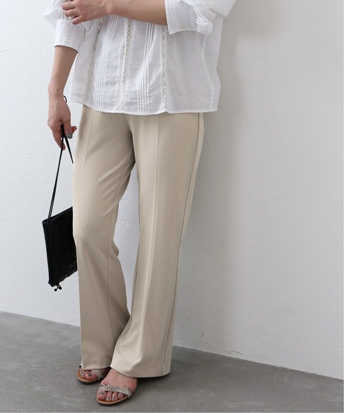 JOURNAL STANDARD（ジャーナルスタンダード）の「PLポンチスラックスライクパンツ◆（その他パンツ・レディース・ブラック/ベージュ/レッド・FREE）」の2枚目の写真