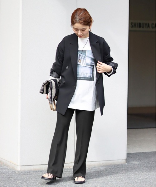 JOURNAL STANDARD（ジャーナルスタンダード）の「PLポンチスラックスライクパンツ◆（その他パンツ・レディース・ブラック/ベージュ/レッド・FREE）」の20枚目の写真