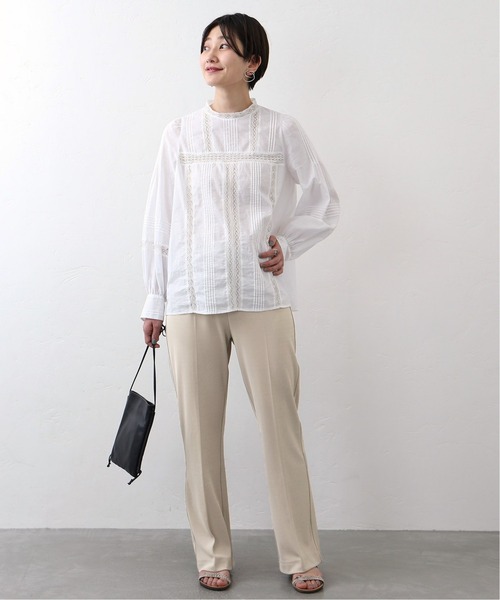 JOURNAL STANDARD（ジャーナルスタンダード）の「PLポンチスラックスライクパンツ◆（その他パンツ・レディース・ブラック/ベージュ/レッド・FREE）」の14枚目の写真