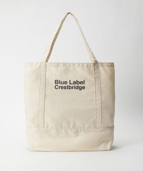 BLUE LABEL CRESTBRIDGE（ブルーレーベルクレストブリッジ）の「ポケッタブルトートバッグ（トートバッグ・レディース・オフホワイト/ネイビー・FREE）」の3枚目の写真