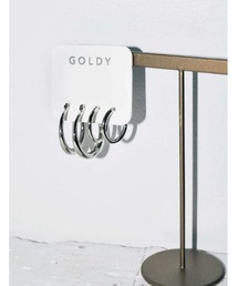 【GOLDY】ベーシック&ミニマムライン 2ペア ピアス/1200909