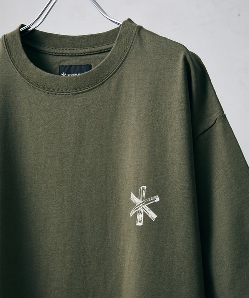 Snow Peak(スノーピーク)の「【Snow Peak×relume / スノーピーク】別注Camp Fire Printed Tee(Tシャツ/カットソー・メンズ・ホワイト/ブラウン/カーキ・SMALL/MEDIUM/LARGE)」の17枚目の写真