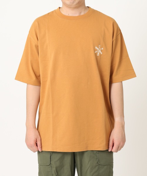 Snow Peak(スノーピーク)の「【Snow Peak×relume / スノーピーク】別注Camp Fire Printed Tee(Tシャツ/カットソー・メンズ・ホワイト/ブラウン/カーキ・SMALL/MEDIUM/LARGE)」の12枚目の写真