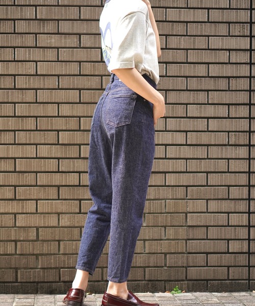 BROOKLYN OVERALL（ブルックリンオーバーオール）の「13oz ペンシルデニム（デニムパンツ・レディース・ネイビー・MEDIUM/LARGE/SMALL）」の17枚目の写真