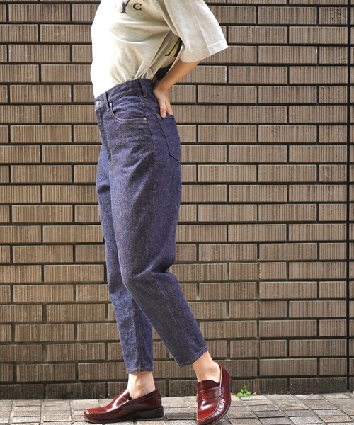 BROOKLYN OVERALL（ブルックリンオーバーオール）の「13oz ペンシルデニム（デニムパンツ・レディース・ネイビー・MEDIUM/LARGE/SMALL）」の19枚目の写真