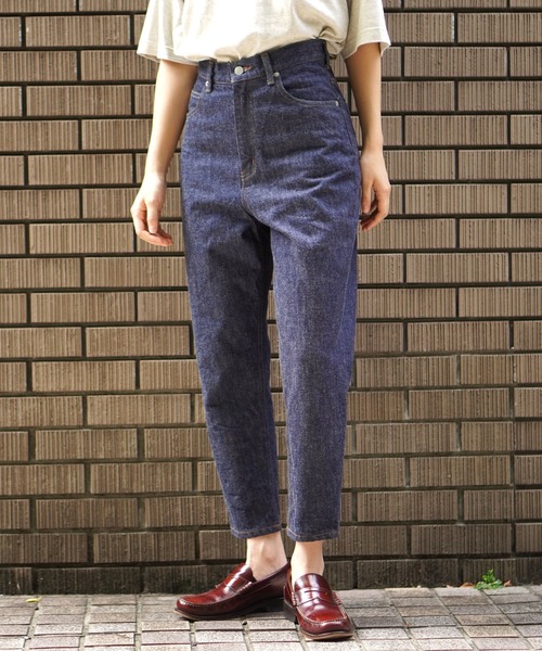 BROOKLYN OVERALL（ブルックリンオーバーオール）の「13oz ペンシルデニム（デニムパンツ・レディース・ネイビー・MEDIUM/LARGE/SMALL）」の9枚目の写真