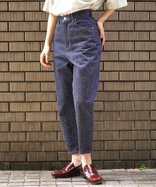 BROOKLYN OVERALL（ブルックリンオーバーオール）の「13oz ペンシルデニム（デニムパンツ・レディース・ネイビー・MEDIUM/LARGE/SMALL）」の10枚目の写真