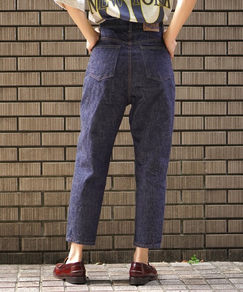 BROOKLYN OVERALL（ブルックリンオーバーオール）の「13oz ペンシルデニム（デニムパンツ・レディース・ネイビー・MEDIUM/LARGE/SMALL）」の15枚目の写真