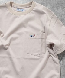 クジラワンポイント ポケット付きTシャツ
