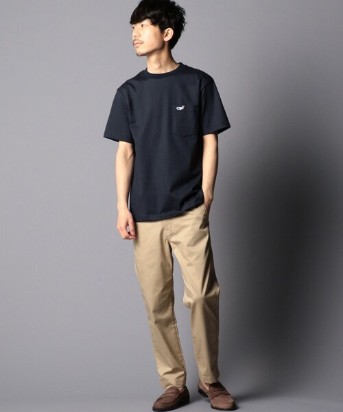 クジラワンポイント ポケット付きTシャツ（Tシャツ/カットソー