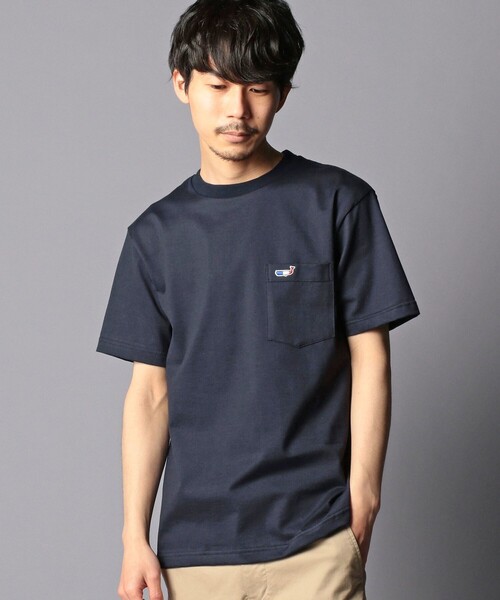 NOLLEY'S goodman(ノーリーズグッドマン)の「クジラワンポイント ポケット付きTシャツ(Tシャツ/カットソー・メンズ・ネイビー系3/ネイビー/グレイッシュベージュ/ホワイト/レッド系その他3・M/S/L/XL)」の21枚目の写真