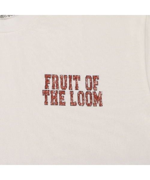 AJUGA.（アジュガ）の「T-Shirt　Freeサイズ　ロゴ【AJUGA.×FRUIT OF THE LOOM】（Tシャツ/カットソー・レディース・ネイビー/オレンジ・FREE）」の5枚目の写真